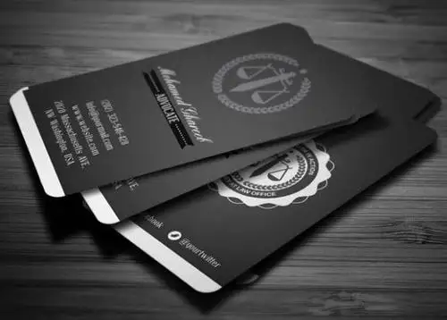 超帅国外律师名片设计 - 名片设计 - 设计帝国