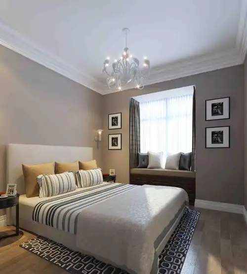 简约三居白领小资卧室装修效果图片_装修美图-新浪家居