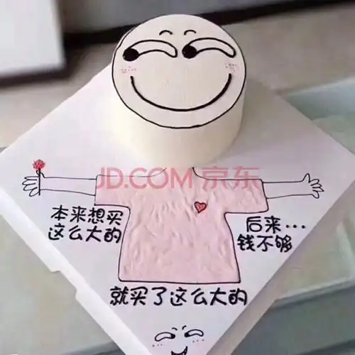 预定同城配送手绘网红生日蛋糕定制当日送达 就买这么大的(可改字) 12
