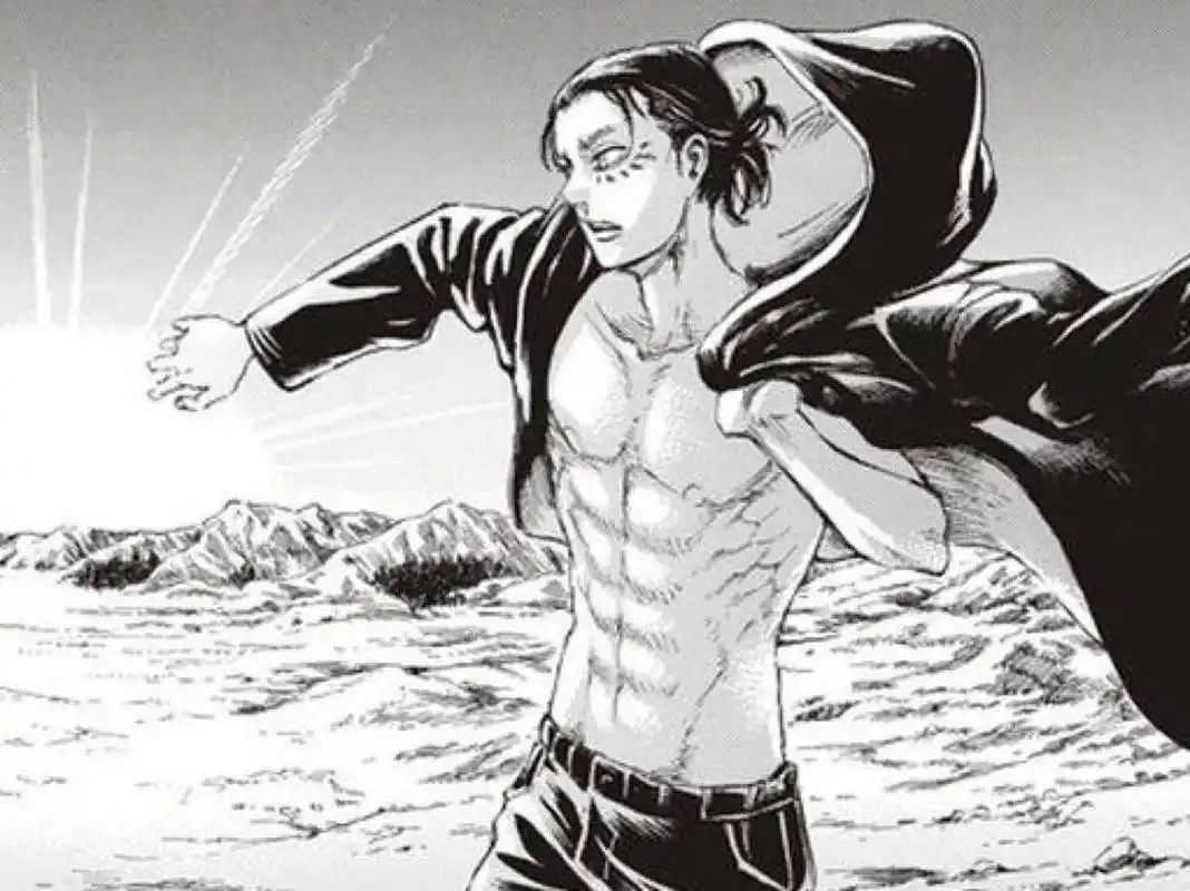 #进击的巨人# 动画Ⅴs漫画艾伦穿衣名场面.