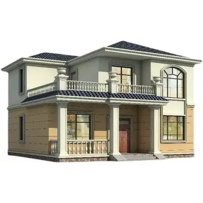 别墅设计图纸二层新款农村自建房屋简单经济型两层楼房设计图纸