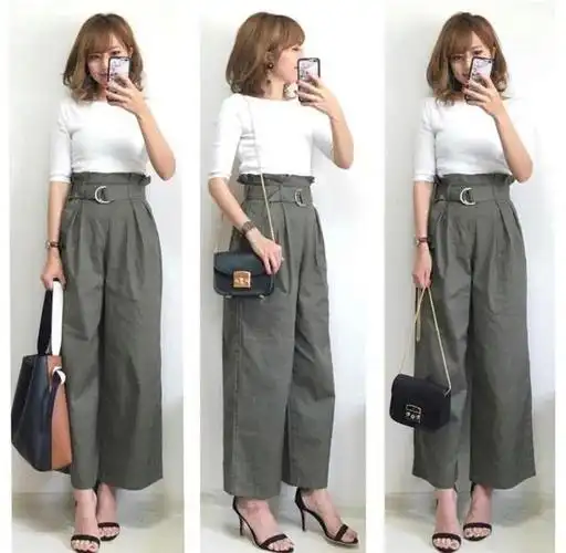 夏日阔腿裤最chic穿搭法日本博主亲自示范简约百搭又不挑人