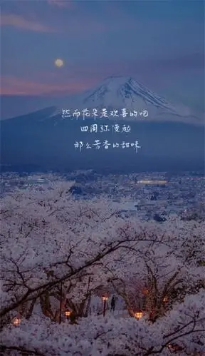 雪天唯美手机壁纸带字图片