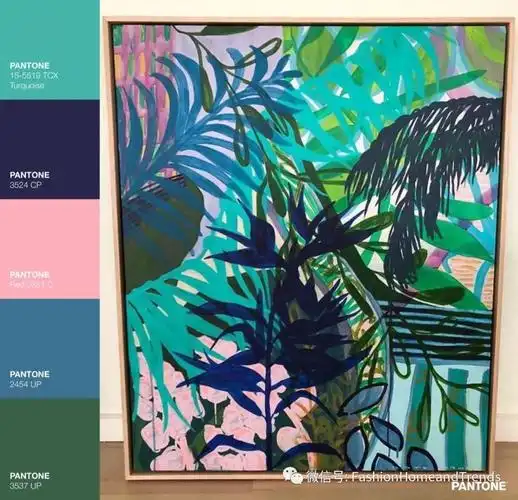 艺术家katemayes的蓝绿色配色宝典fashion色彩