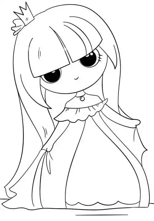 公主简笔画简单又漂亮 公主简笔画简单又漂亮长裙