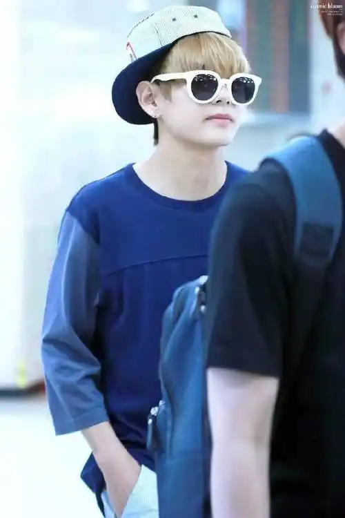 金泰亨蓝发##金泰亨kpop永一