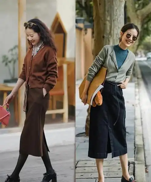 新春穿搭指南毛衣半身裙就很火博主亲身示范搭配方法超美