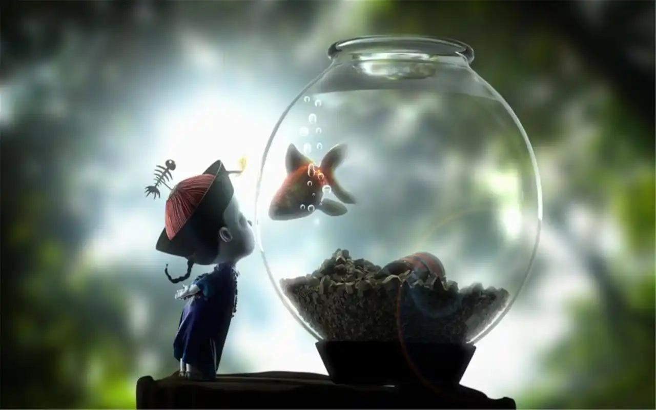 小僵尸僵小鱼之减肥小僵尸高清卡通壁纸图片下载