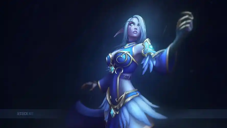 画作 暗夜之美 见识卡多雷御姐的高贵气质