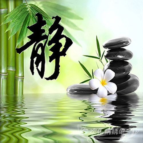 新款十字绣爆款字画满绣 自绣静字中国风客厅餐厅简单绣茶室挂画