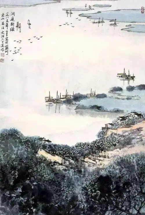 【国画天地】宋文治画中的烟雨江南,如此迷人|画派|画家|山水画|黄