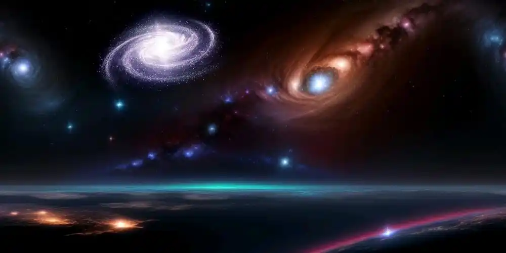 错位星漩#治愈系风景 #唯美意境 #图片视频 #星空 #星系