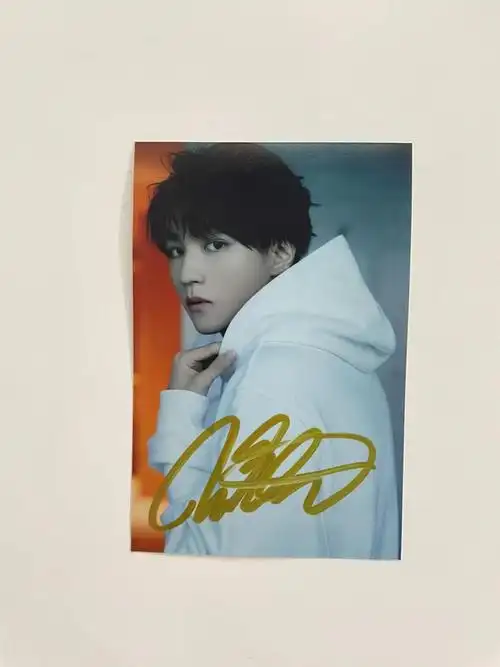 重生之门周边 重生之门王俊凯亲笔签名照周边 王俊凯同款亲签 款