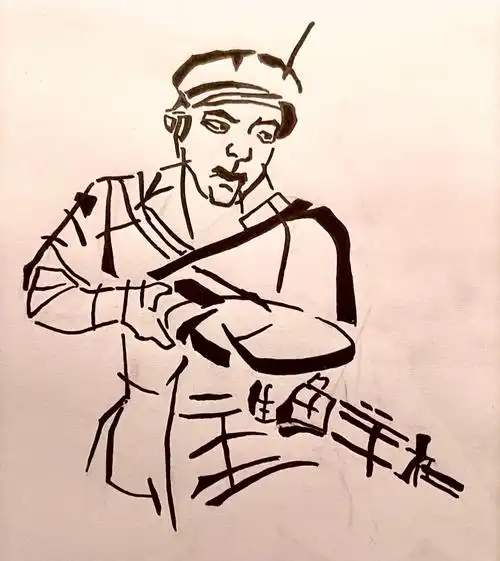 创意美术#头像分享#笔记灵感#英雄儿女