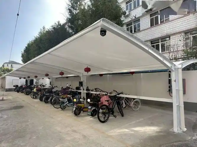 电动自行车充电难?能解决!丨办实事 解民忧_车棚_居民_城桥镇