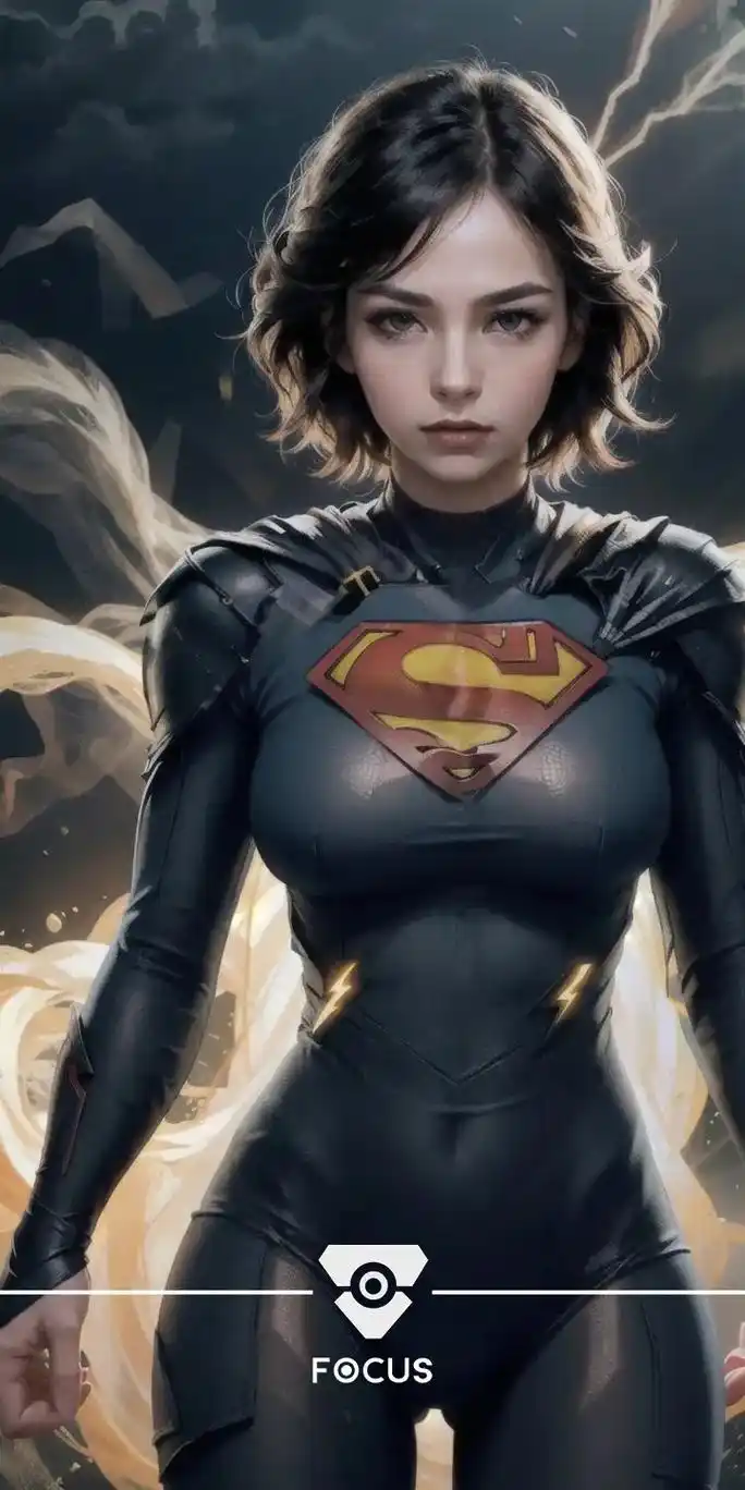 闪电侠里的超女卡拉真的太有力量感了!#ai绘画 #闪电侠 # - 抖音