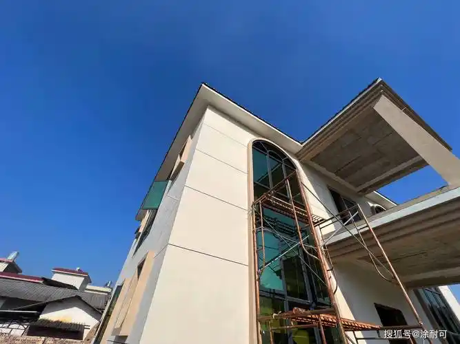 涂耐可魔方石成为农村自建房外墙改造新宠