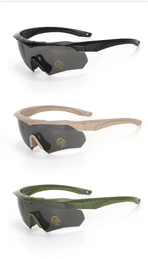 十字弓户外cs特战射击战术眼镜防爆战术护目镜偏光作战墨镜套盒装