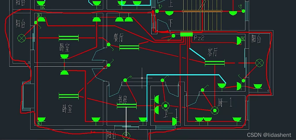 水电图纸——简单看图-3_水电图纸入门看图-csdn博客