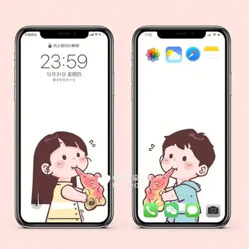 全网最火的动漫情侣壁纸