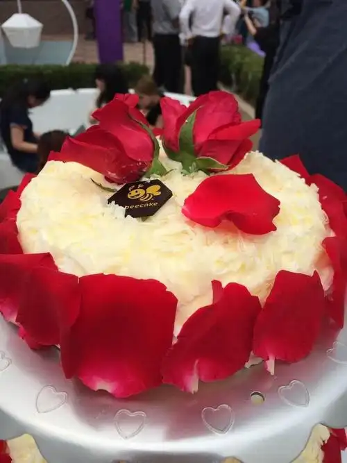 小蜜蜂蛋糕现身人气偶像陈晓生日会