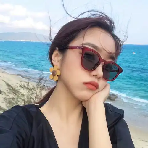 韩版潮复古小方方框眼镜小脸墨镜女网网红太阳镜太阳眼镜