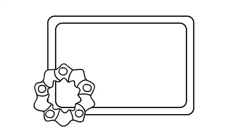 圣诞边框简笔画