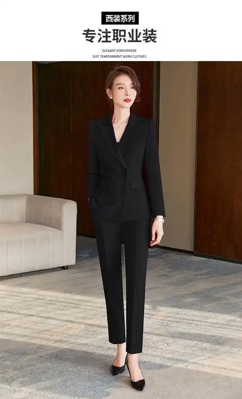sgirl黑色西装外套女气质通勤ol职业套装春季修身显瘦休闲西服商务