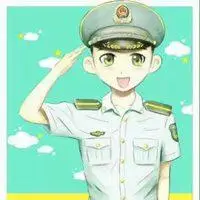 帅气的军人敬礼微信头像 卡通q版气质军人敬礼头像【点击鼠标右键下载