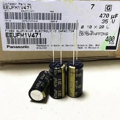eeufm1v471 松下电解电容 35v470uf fm系列 10x20 日本panasonic