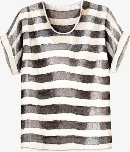 条纹衣服免抠素材免费下载_觅元素51yuansu.com