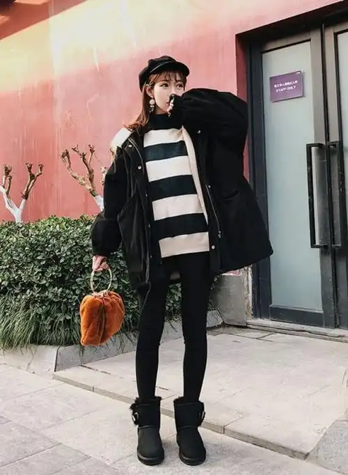 小个子必备的雪地靴软萌又温暖给你搭配新灵感