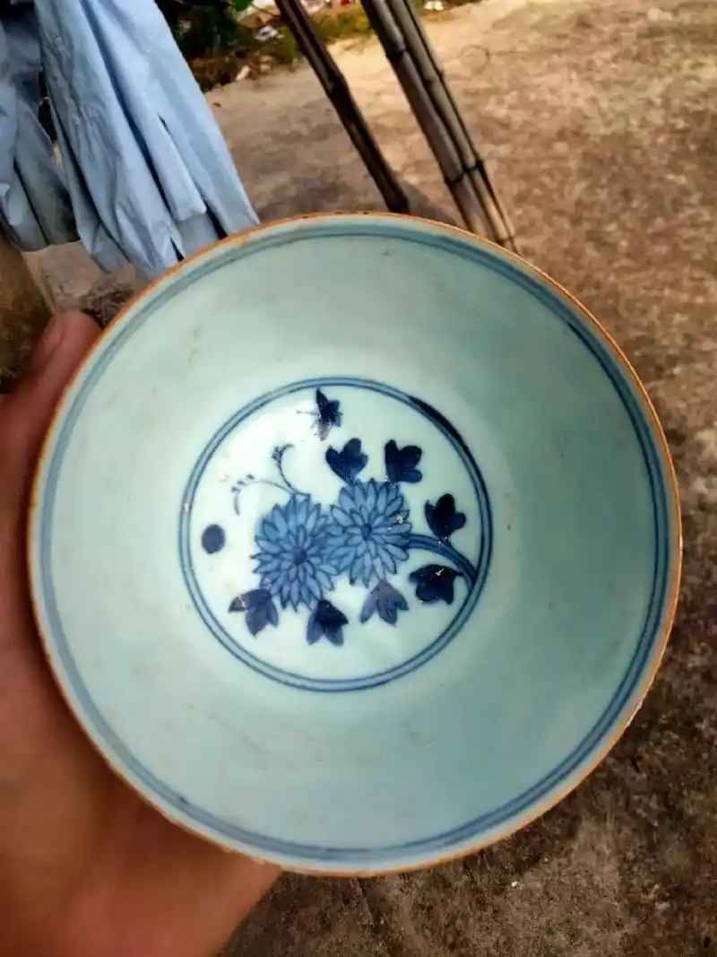 明代官搭民窑烧大明嘉靖年制落款青花精品碗 - 抖音