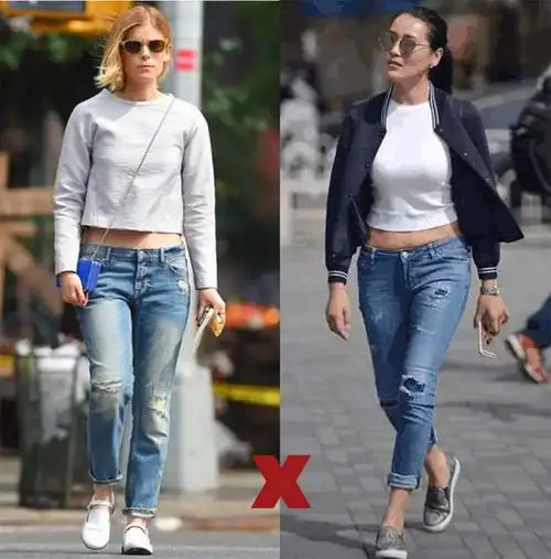 牛仔裤穿起来很丑,说明你踩了这两个雷区,快来学学如何避免吧!