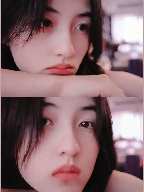 张子枫氧气感怼脸九宫格截修壁纸