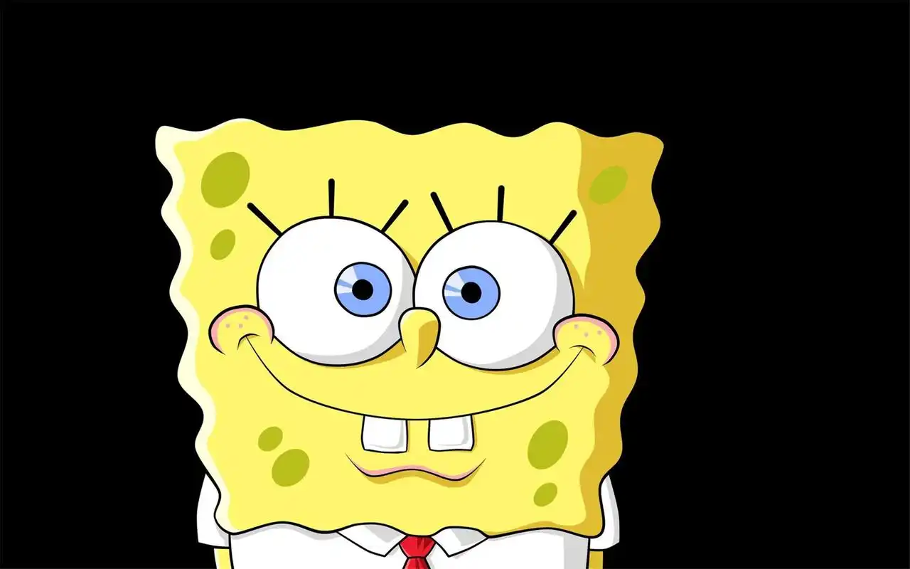 滑稽的可爱卡通海绵宝宝图片桌面壁纸 第二辑高清大图预览1920×1200