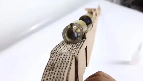 diy利用硬纸板制作吃鸡游戏里的98k模型狙击枪