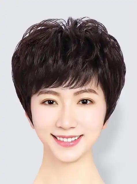 适合圆脸40岁短发发型