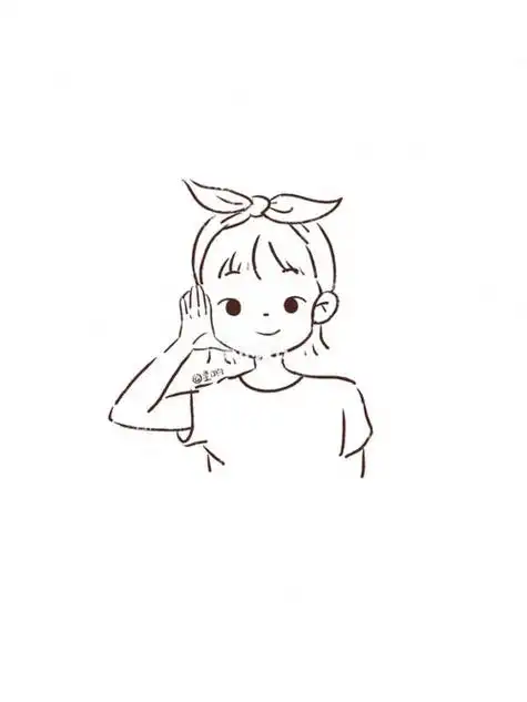 少女心简笔画吧