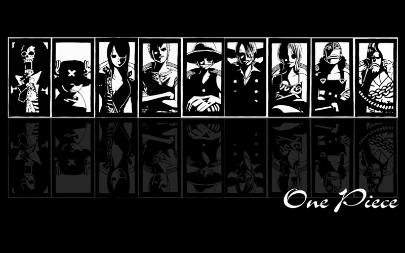 海贼王的黑白图