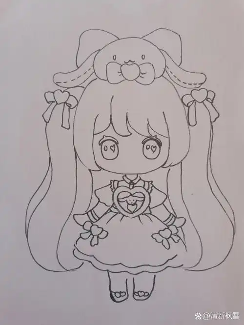 简单q版动漫人物适合一二年级以上的小朋友