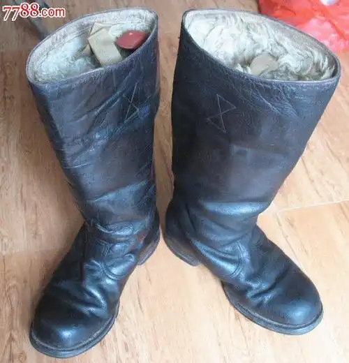 高筒55式飞行靴军工正品稀少仪仗队骑兵靴军靴马靴长筒男款马靴