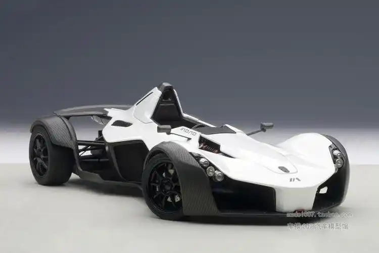 奥拓autoart 1:18 英国 超级跑车 bac mono 白色 合金汽车模型