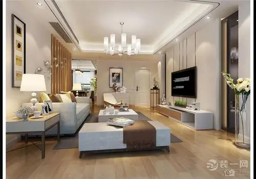 龙湖一品 现代简约125平米三房二厅二卫装修案例