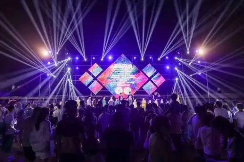 火爆丨沙滩篝火dj表演现场热舞抖音区域互动赛强势来袭