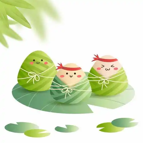 超可爱的卡通粽子端午节4438320矢量图片免抠素材