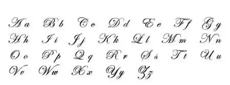 english results英文花体怎么写