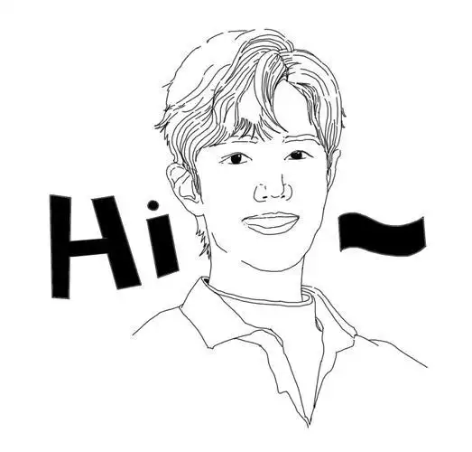 肖战卡通头像简笔画