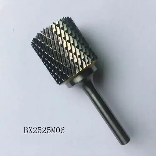 厂家直销硬质合金旋转锉钨钢磨头圆柱形端刃
