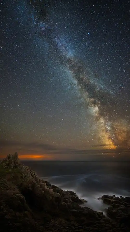 唯美星空夜景图片手机壁纸-风景-手机壁纸下载-美桌网